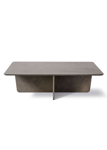 Fredericia Furniture - Tavolino da caffè - Tableau Coffee Table 1965 by Space Copenhagen - Dark Atlantico Limestone