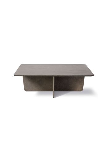Fredericia Furniture - Table basse - Tableau Coffee Table 19656 by Space Copenhagen - Dark Atlantico Limestone