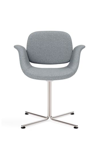 Fredericia Furniture - Matstol - Flamingo Chair 3381 by Foersom & Hiort-Lorenzen - Hallingdal 65 130 / Stainless Steel