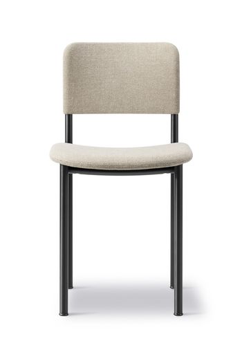 Fredericia Furniture - Dining chair - Plan Chair 3414 by Edward Barber & Jay Osgerby - Hallingdal 220 / Black