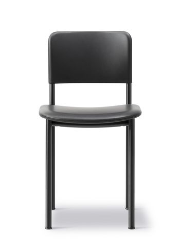 Fredericia Furniture - Matstol - Plan Chair 3414 by Edward Barber & Jay Osgerby - Omni 301 Black / Black