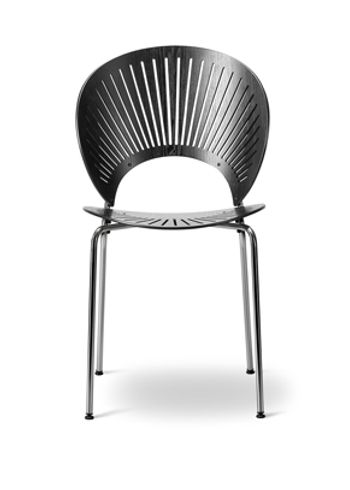 Fredericia Furniture - Spisebordsstol - Trinidad Chair 3398 by Nanna Ditzel - Black Ash