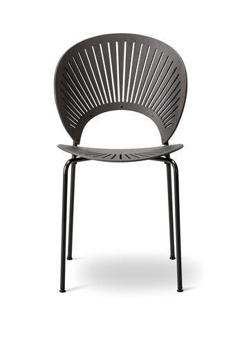 Fredericia Furniture - Esstischstuhl - Trinidad Chair 3398 by Nanna Ditzel - Grey Stained Oak