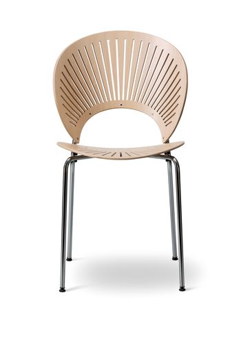 Fredericia Furniture - Matstol - Trinidad Chair 3398 by Nanna Ditzel - Lacquered Beech