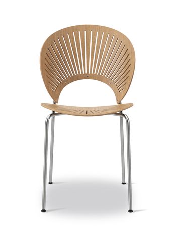 Fredericia Furniture - Dining chair - Trinidad Chair 3398 by Nanna Ditzel - Oiled Oak