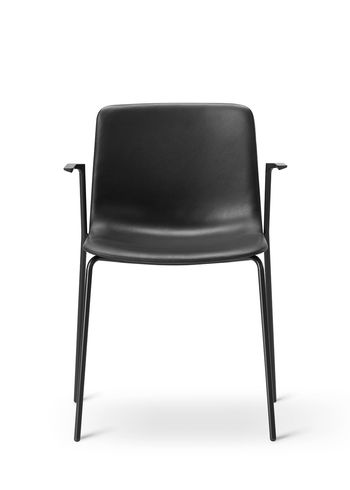 Fredericia Furniture - Chaise à manger - Pato 4 Leg Armchair 4212 by Welling/Ludvik - Full Upholstery - Primo 88 Black