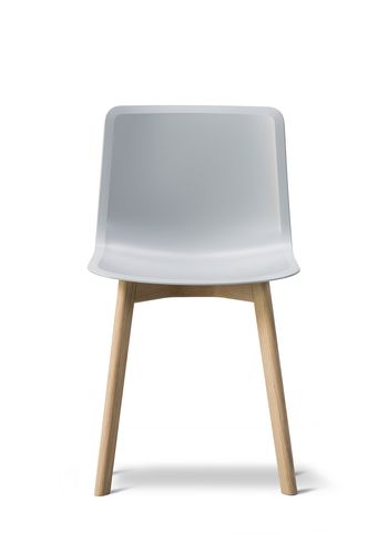 Fredericia Furniture - Matstol - Pato Wood Chair 4225 by Welling/Ludvik - Stone