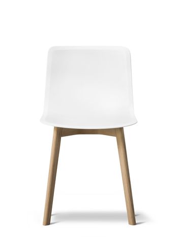 Fredericia Furniture - Matstol - Pato Wood Chair 4225 by Welling/Ludvik - White