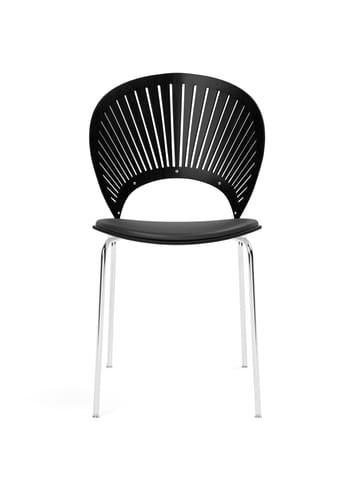 Fredericia Furniture - Silla de comedor - Trinidad Chair 3396 by Nanna Ditzel - Omni 301 Black / Black Ash / Chrome