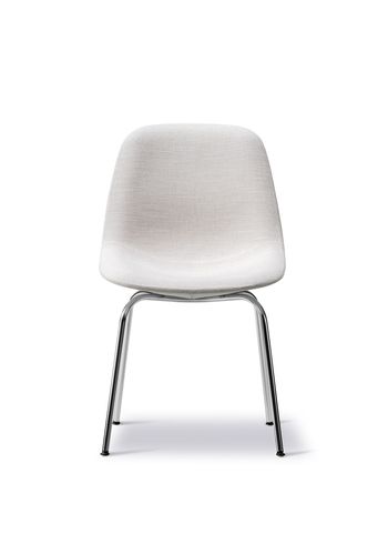 Fredericia Furniture - Chair - Eyes 4-Leg Chair 4810 by Foersom & Hiort-Lorenzen - Clay 12 / Chrome