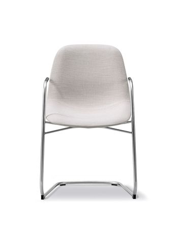 Fredericia Furniture - Stuhl - Eyes Cantilever Armchair 4808 by Foersom & Hiort-Lorenzen - Clay 12 / Chrome