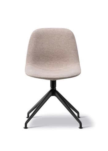Fredericia Furniture - Chaise - Eyes Swivel Chair 4818 by Foersom & Hiort-Lorenzen - Hallingdal 227 / Black