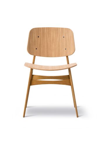 Fredericia Furniture - Stoel - Søborg Chair 3050 by Børge Mogensen - Clear Oiled Oak
