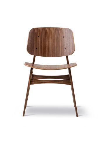 Fredericia Furniture - Krzesło - Søborg Chair 3050 by Børge Mogensen - Oiled Walnut
