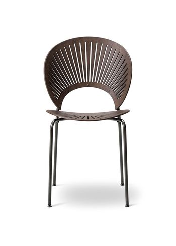 Fredericia Furniture - Stol - Trinidad Chair 3398 by Nanna Ditzel - Smoke Stained Oak / Black