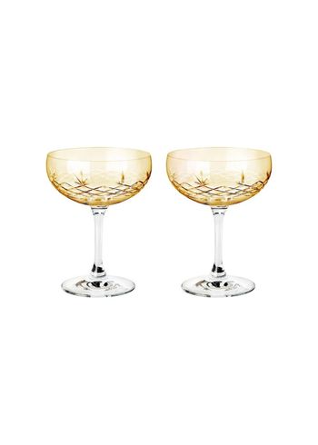 Frederik Bagger - Champagne glass - Crispy Gatsby - 2 pcs - Citrine
