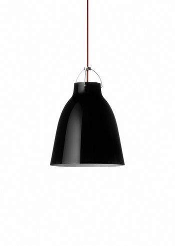 Fritz Hansen - Lampe - Caravaggio / High Gloss Pendant - P2 - Black/Red