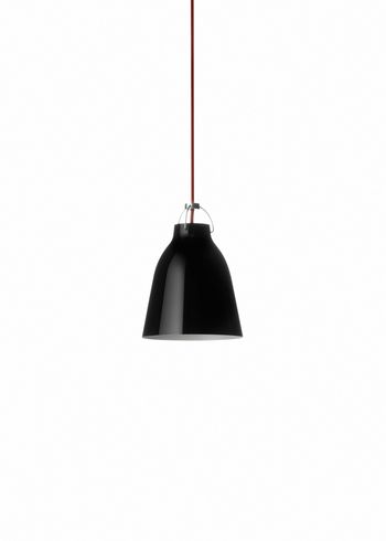 Fritz Hansen - Lamppu - Caravaggio / High Gloss Pendant - P1 - Black/Red