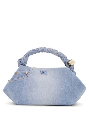 Ganni - Handtas - Ganni Bou Bag Small Washed Denim - Faded Denim