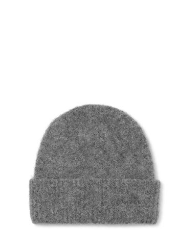 Ganni - Hue - Soft Wool Beanie - Paloma Melange