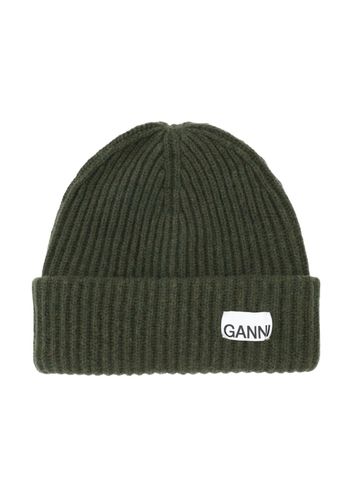 Ganni - Mütze - Structured Rib Beanie - Kalamata