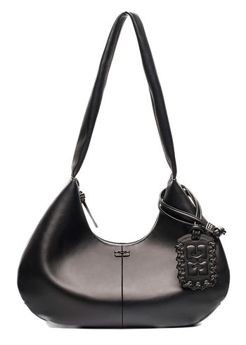 Ganni - Skuldertaske - Ganni Bou Bag Hobo Medium - Black