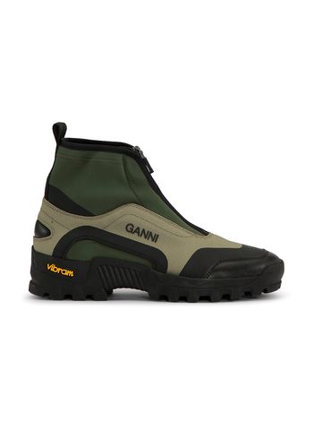 Ganni - Zapatillas - Performance High Top Zip Sneaker - Kalamata