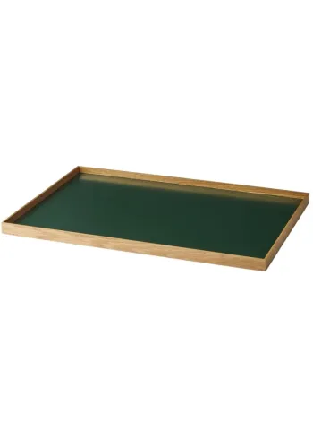 Gejst - Zásobník - Frame Tray - Large / Green, Oak