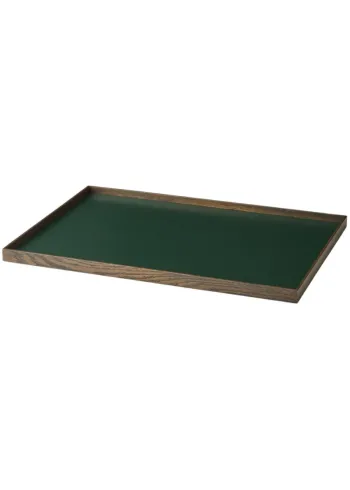 Gejst - Tray - Frame Tray - Large / Green, Smoked Oak