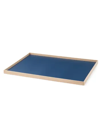 Gejst - Bakke - Frame Tray - Large / Night Blue, Oak