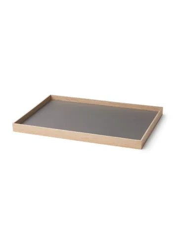 Gejst - Vassoio - Frame Tray - Medium / Warm Grey, Oak