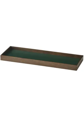 Gejst - Zásobník - Frame Tray - Small / Green, Smoked Oak