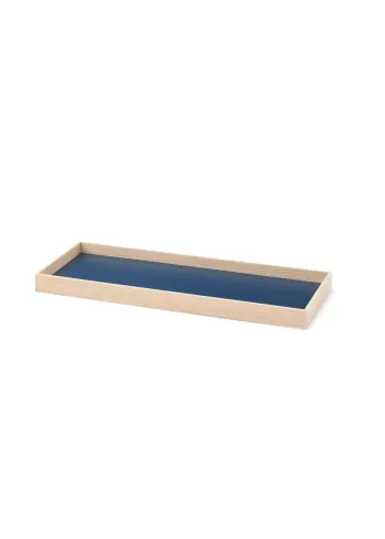 Gejst - Vassoio - Frame Tray - Small / Night Blue, Oak