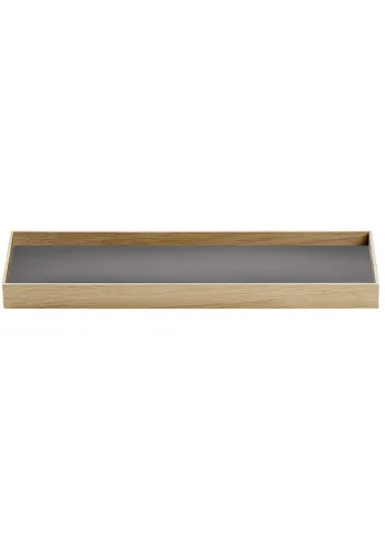 Gejst - Tablett - Frame Tray - Small / Warm Grey, Oak