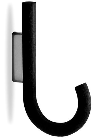 Gejst - Věšák - Hook Hanger - Black hook / Black Chrome wall mount