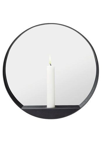Gejst - Mirror - GLIM Mirror Candlestick Round - Black