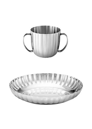 Georg Jensen - Children's dinnerware - Bernadotte Child Set - Stainless Steel