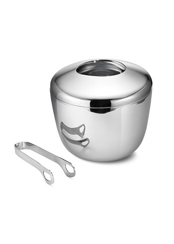 Georg Jensen - Seau à glace - Sky Ice Bucket & Ice Tong - Stainless Steel