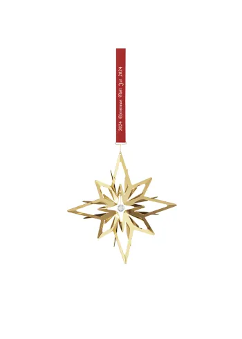 Georg Jensen - Christmas Ornaments - Cc 2024 Christmas Mobile Star - 18 KT GOLD PLATED