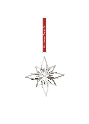 Georg Jensen - Christmas Ornaments - Cc 2024 Christmas Mobile Star - PALLADIUM PLATED