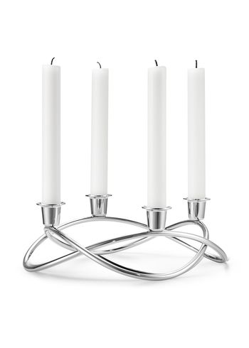 Georg Jensen - Suporte de velas - Season Candleholder - Stainless Steel Mirror