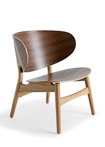 Getama - Armchair - GE1936 Venus Chair by Hans J. Wegner - Lacquered Walnut & Oak