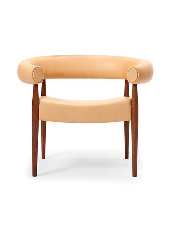 Getama - Armchair - Ring Chair by Nanna & Jørgen Ditzel - Vegetal 90 Natural / Oiled Walnut