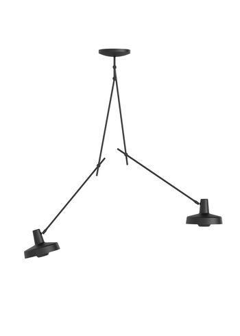 Grupa - Hängande lampa - Arigato ceiling lamp - Black - 2 large