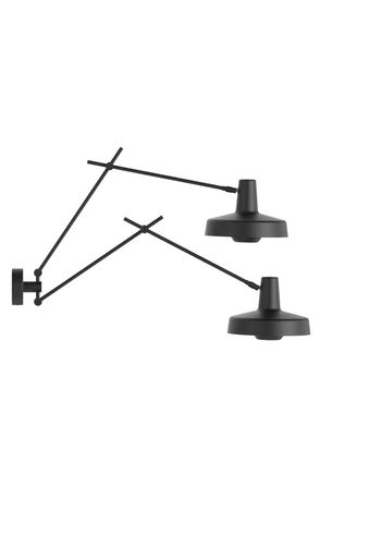 Grupa - Pendant Lamp - Arigato wall lamp - Black - 2 arms