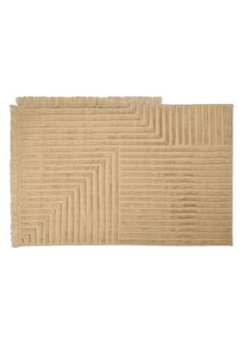  - Teppich - Crease Wool Rug - Sand