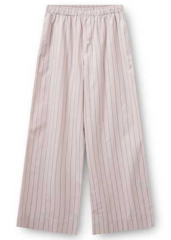 H2OFagerholt - Pantalones - Holiday Pants - Dusty Rose Stripe