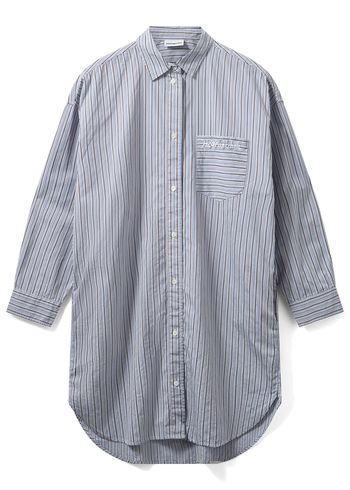 H2OFagerholt - Vestir - Pj Shirt Dress - Blue Stripe