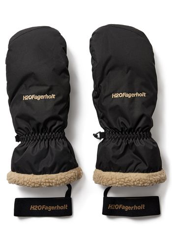 H2OFagerholt - Mittens - Pile Gloves - Black