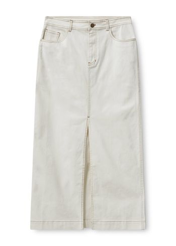 H2OFagerholt - Saia - Classic Jeans Skirt - Cream White